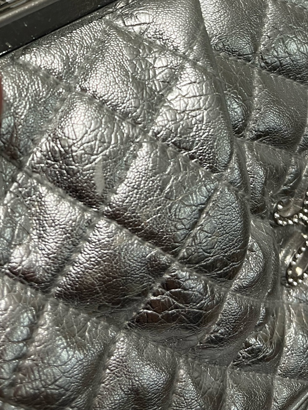 Guess Y2K Iconic Silver Rhinestones Clutch Shoulder Bag - Picture 9 of 9